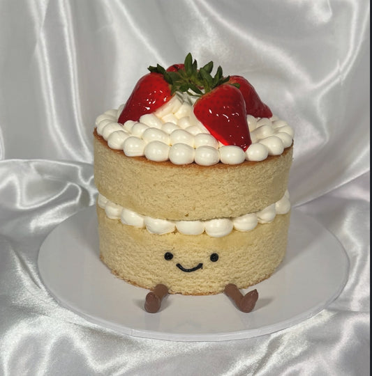 🎂 Happy Strawberry Cake 🍓
