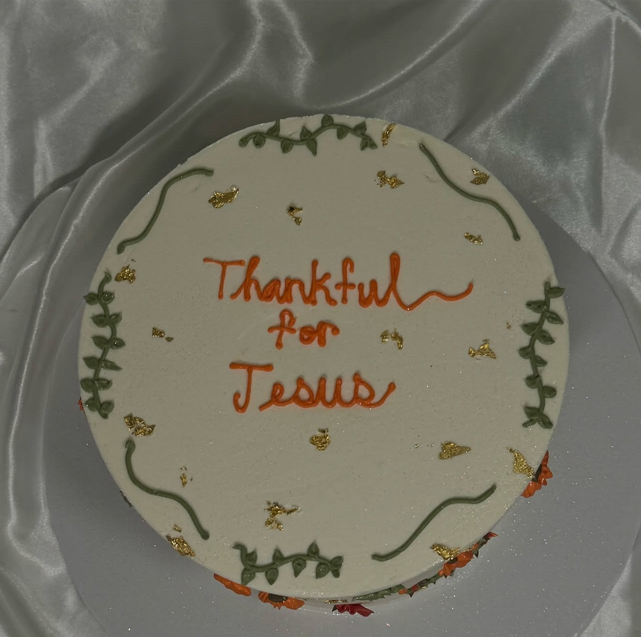 Thankful Autumn Celebration Cake 🍂✨🙏