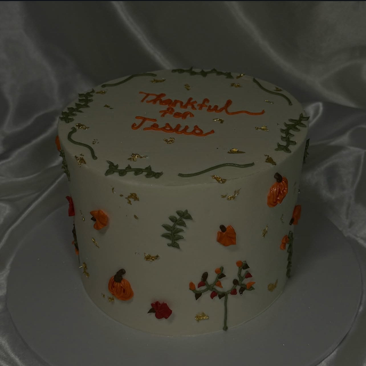 Thankful Autumn Celebration Cake 🍂✨🙏