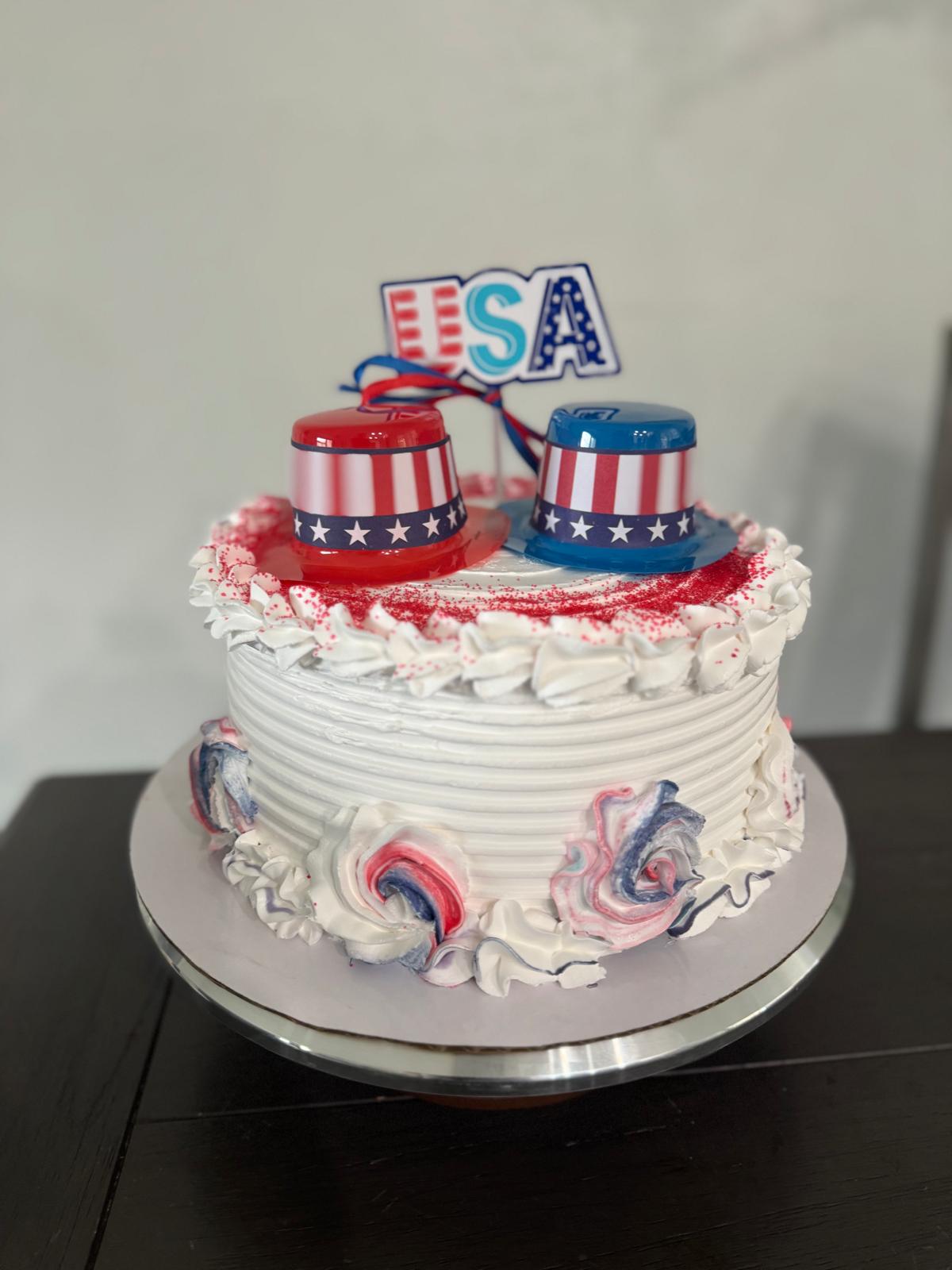 USA Celebration Cake 🇺🇸🎉