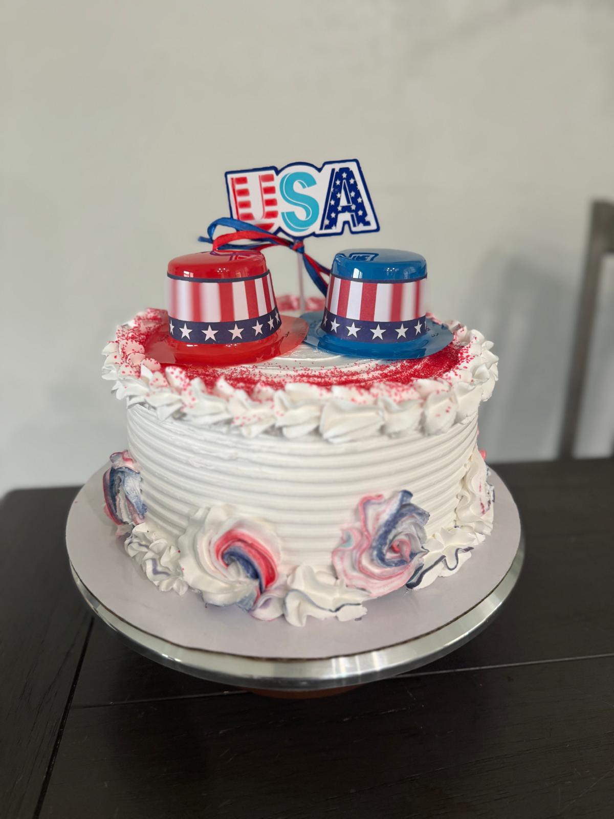 USA Celebration Cake 🇺🇸🎉