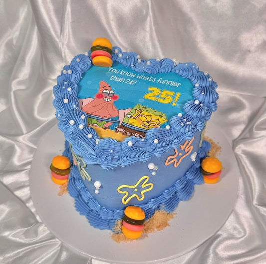 Blue Ocean Birthday Cake 🧁🌊💙
