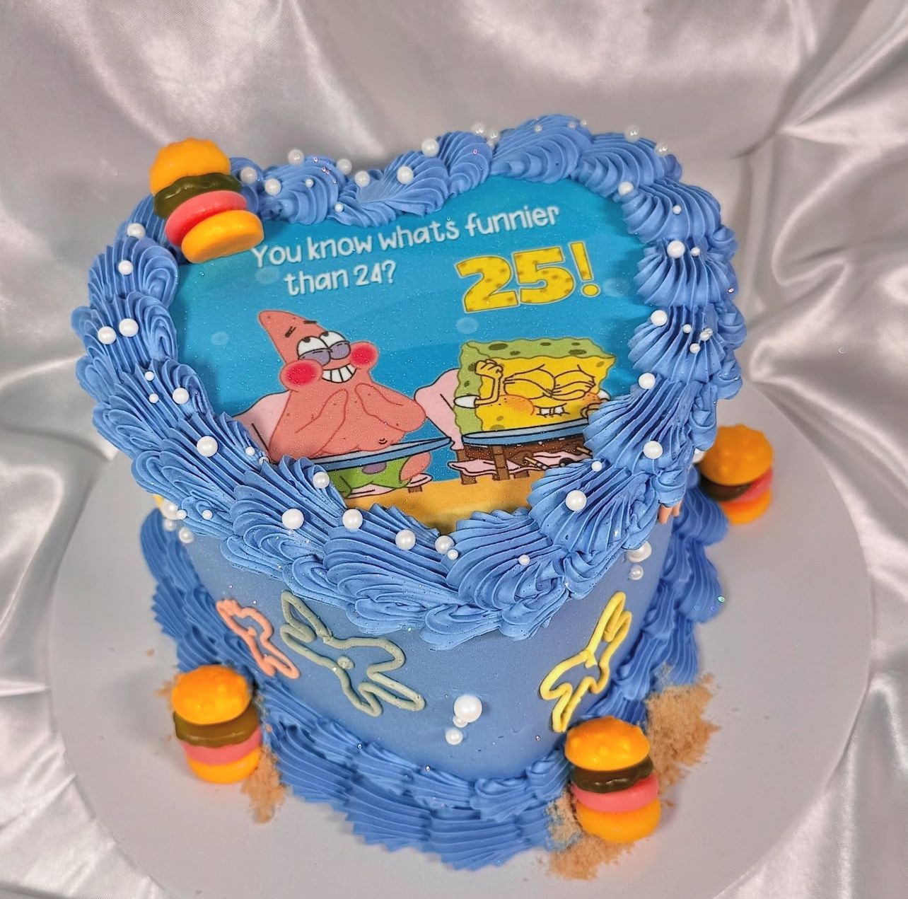 Blue Ocean Birthday Cake 🧁🌊💙