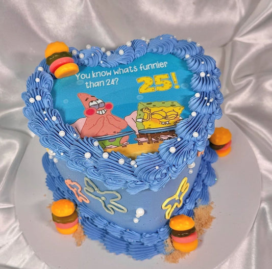 Blue Ocean Birthday Cake 🧁🌊💙