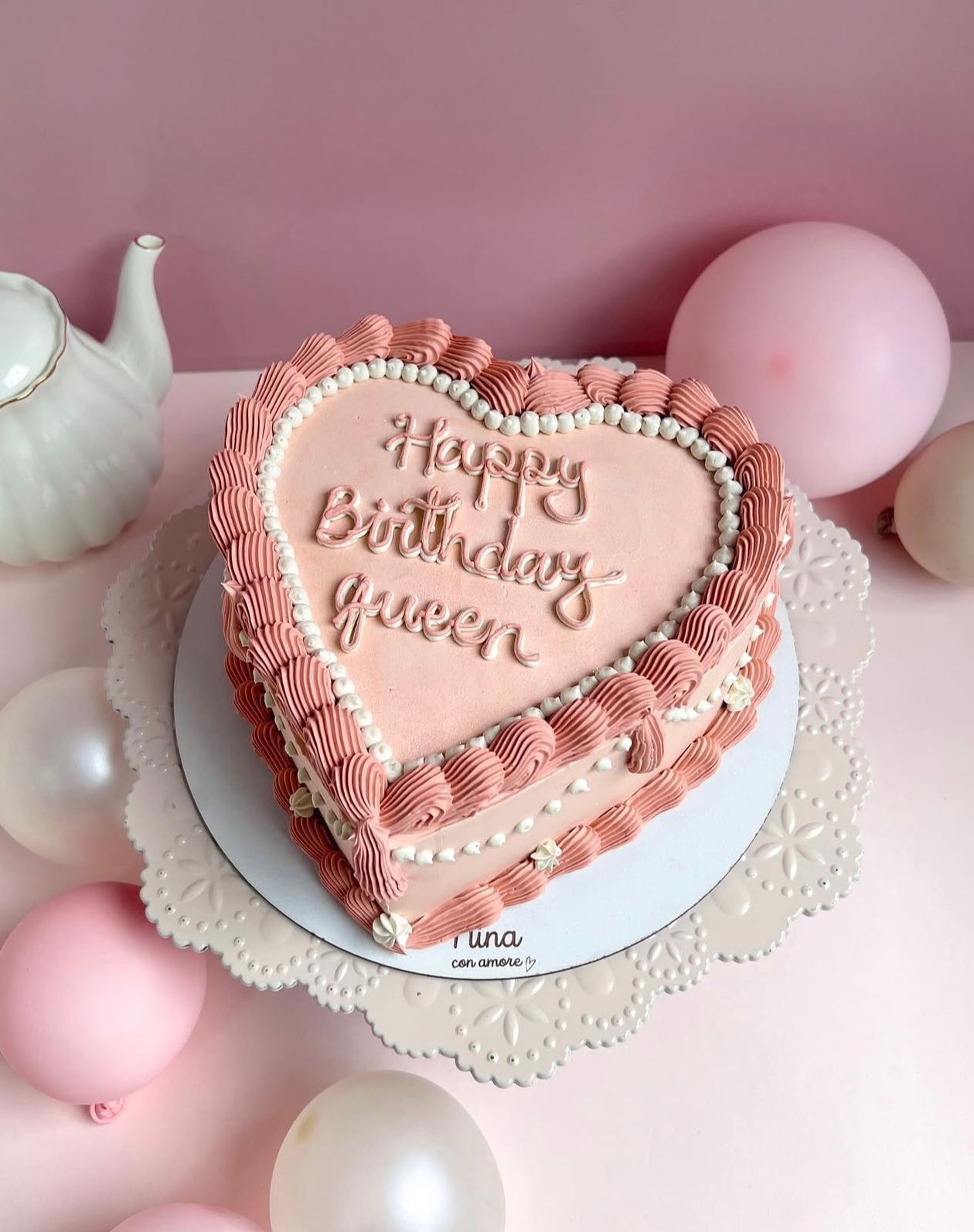 Heart Queen Cake 💖👑